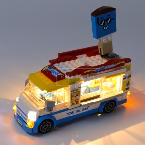 레고 LED 시티 아이스크림 트럭 조명 세트 60253