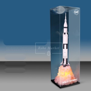 레고 고급 아크릴케이스 아이디어 NASA 아폴로 새턴 V 21309 프리미엄 버전