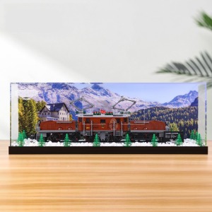 레고 고급 아크릴케이스 크리에이터 악어 기관차 크로커다일 기차 10277 프리미엄 버전