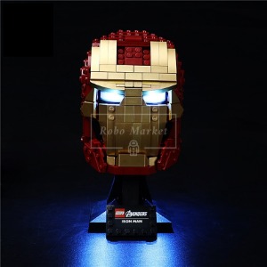레고 LED 세트 어벤져스 아이언맨 헬멧  창작 조명 신제품 76165