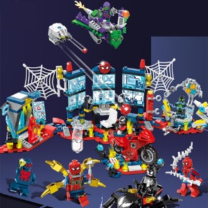 레고 신제품 스파이더 맨 쇼룸베이스 슈퍼히어로즈 SX4051 호환 창작