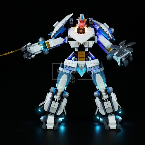 레고 LED 조명 닌자고 레거시 쟌의 타이탄 로봇 전투 창작 신제품 71738