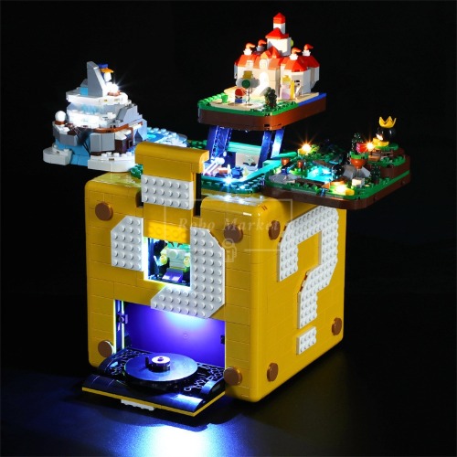 레고 LED 조명 슈퍼마리오 64 물음표블럭 창작 신제품 71395