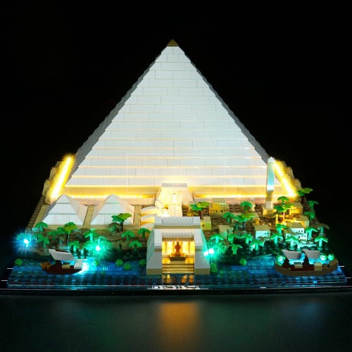 레고 LED 세트 아키텍쳐 기자의 피라미드 창작 조명 신제품 21058