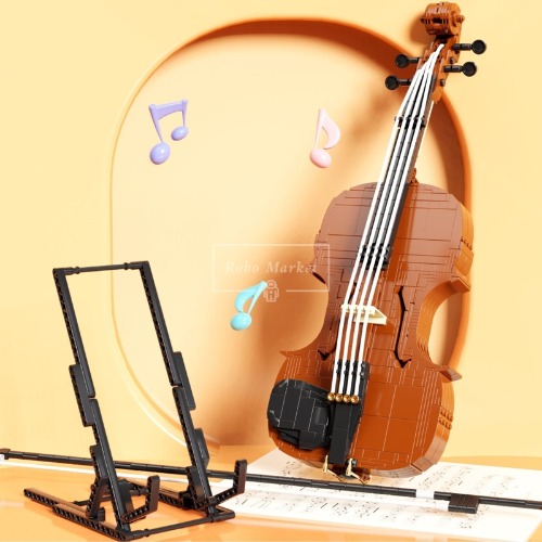 레고 아이디어 신제품 현악기 바이올린 음악가 예술 90025 호환 한정판