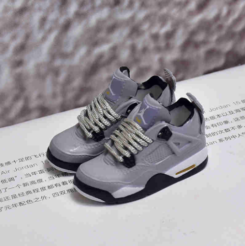 신발 미니어쳐 Nike Air Jordan 4 AJ4 4 gray mice MT-0250