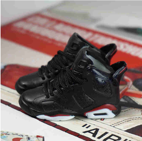 신발 미니어쳐 Nike Air Jordan 6 AJ6 6 black red MT-0293