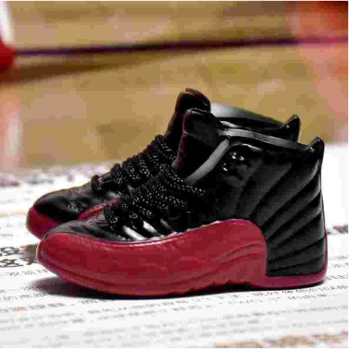 신발 미니어쳐 Nike Air Jordan 12 AJ12 12 black red MT-0325