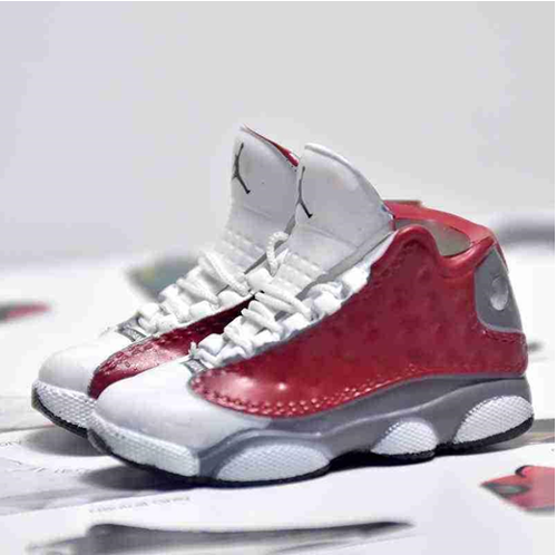 신발 미니어쳐 Nike Air Jordan 13 AJ13 13 gray white red MT-0329