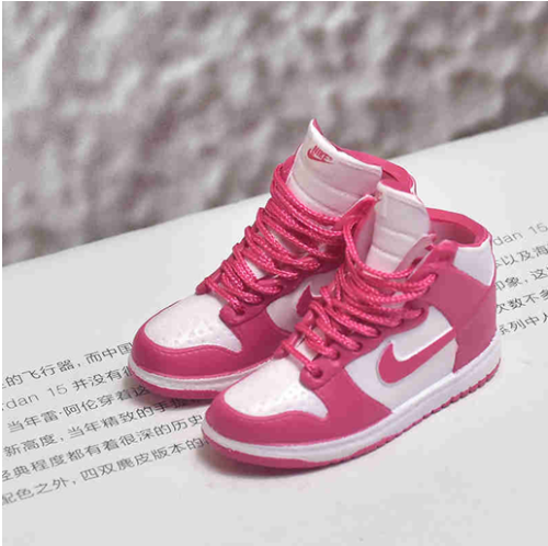 신발 미니어쳐 Nike DUNK special edition high top rose pink MT-0607