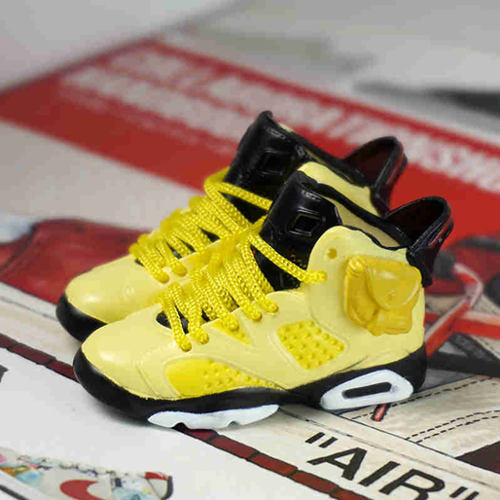 신발 미니어쳐 Nike Air Jordan 6 AJ6 6 TS yellow MT-0301