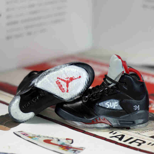 신발 미니어쳐 Nike Air Jordan 5 AJ5 5 sup joint black MT-0275