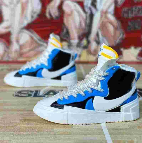 신발 미니어쳐 Nike NK &amp; sacai pioneer white and blue MT-0678