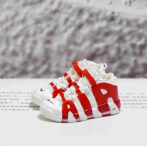 신발 미니어쳐 Nike Uptempo Big AIR white and red MT-0691