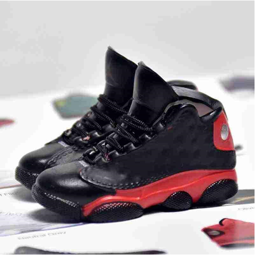 신발 미니어쳐 Nike Air Jordan 13 AJ13 13 black red MT-0327