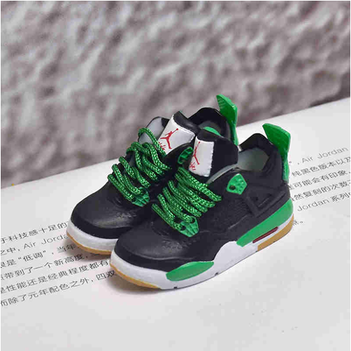 신발 미니어쳐 Nike Air Jordan 4 AJ4 4 SB black green MT-0268