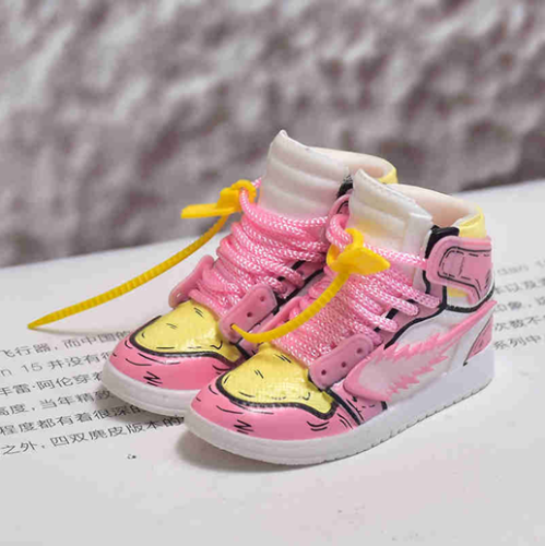 신발 미니어쳐 Nike Air Jordan 1 AJ1 Anime style shockwave pink MT-0003