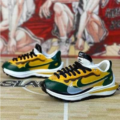 신발 미니어쳐 Nike NK &amp; sacai 3.0 yellow green MT-0682
