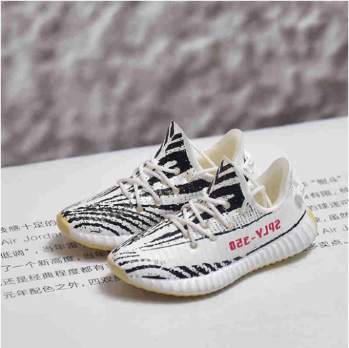 신발 미니어쳐 Adidas Yeezy Boost 350v2 white zebra MT-0734