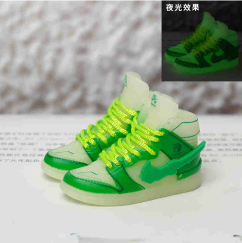 신발 미니어쳐 Nike DUNK special edition high top unicorn luminous green MT-0586