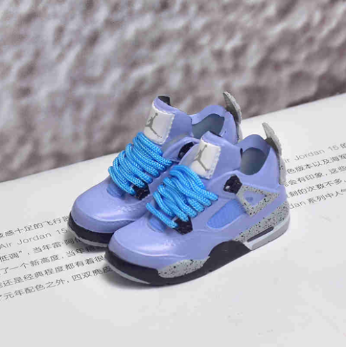 신발 미니어쳐 Nike Air Jordan 4 AJ4 4 university blue MT-0238