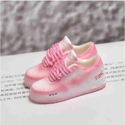 신발 미니어쳐 Nike Air Force 1 AF1 pink rendering MT-0381