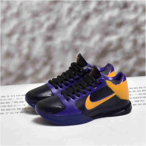 신발 미니어쳐 Nike KOBE ZK5 Purple Gold MT-0653