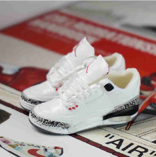 신발 미니어쳐 Nike Air Jordan 3 AJ3 3 white cement MT-0231