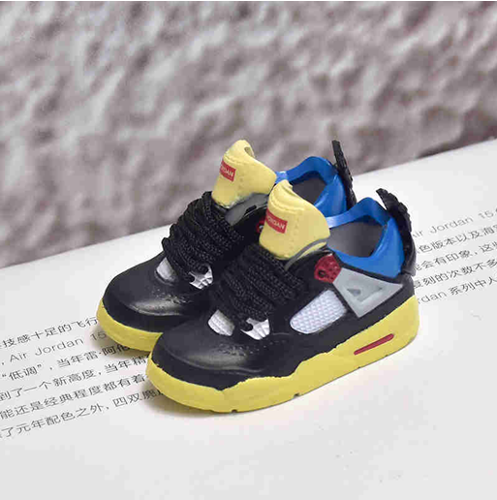 신발 미니어쳐 Nike Air Jordan 4 AJ4 4 union black and blue MT-0273