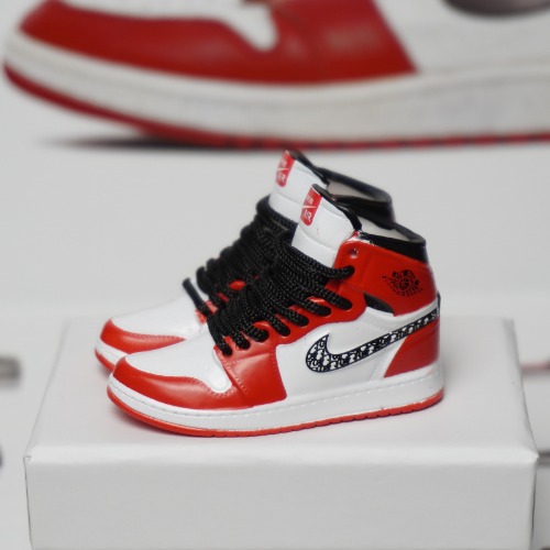 신발 미니어쳐 Nike Air Jordan 1 AJ1 white red dior MT-0109