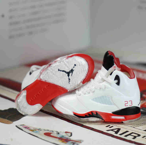 신발 미니어쳐 Nike Air Jordan 5 AJ5 5 flame red MT-0277