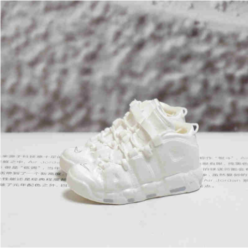 신발 미니어쳐 Nike Uptempo Large AIR pure white MT-0696
