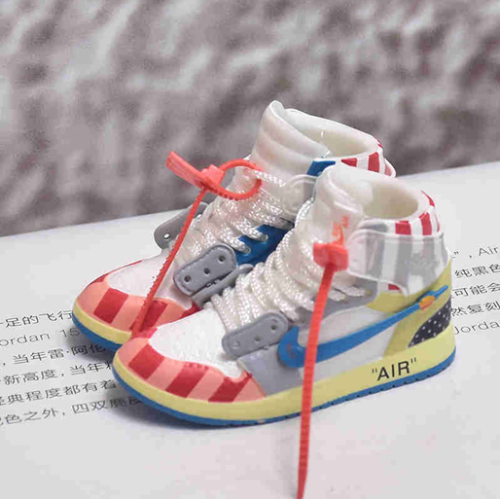 신발 미니어쳐 Nike Air Jordan 1 AJ1 Off-white Lollipop MT-0047