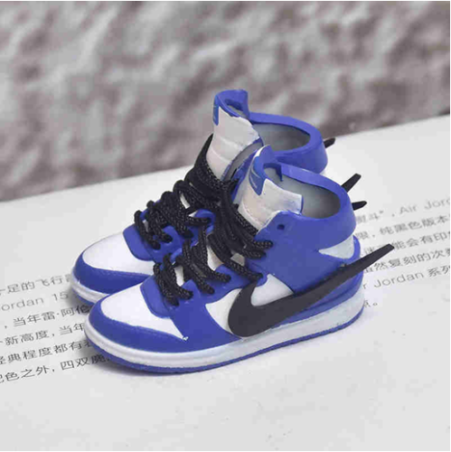 신발 미니어쳐 Nike DUNK special edition high-top blue hook MT-0574