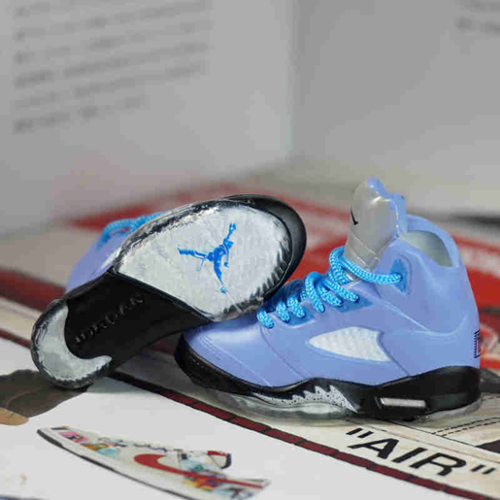 신발 미니어쳐 Nike Air Jordan 5 AJ5 5 university blue MT-0280