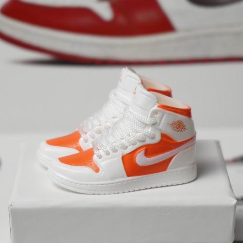 신발 미니어쳐 Nike Air Jordan 1 AJ1 white orange MT-0139