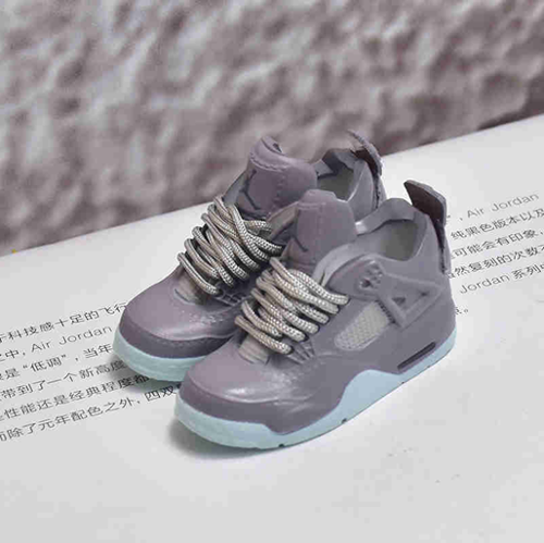 신발 미니어쳐 Nike Air Jordan 4 AJ4 4 kaws gray MT-0263