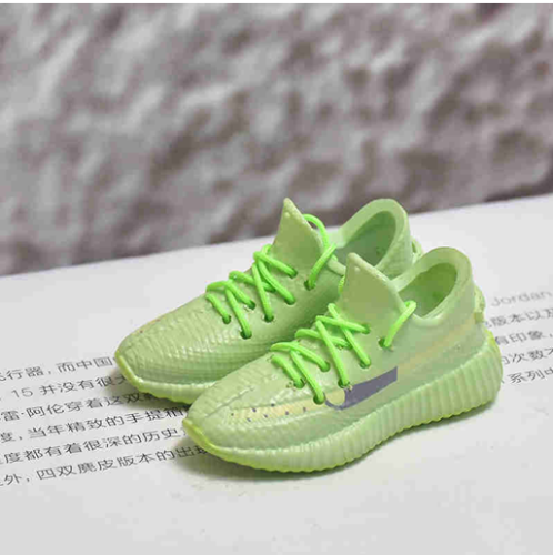 신발 미니어쳐 Adidas Yeezy Boost 350v2 fluorescent green MT-0742