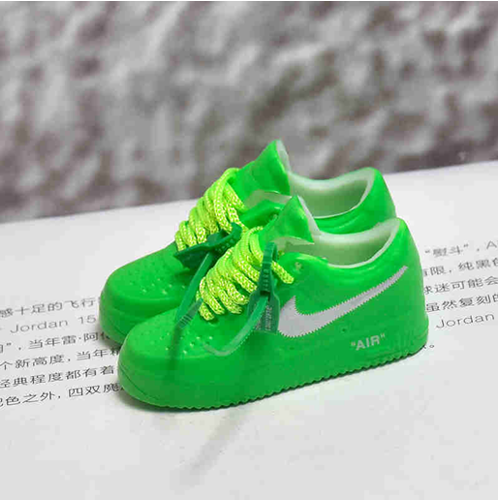 신발 미니어쳐 Nike Air Force 1 AF1 ow green MT-0368