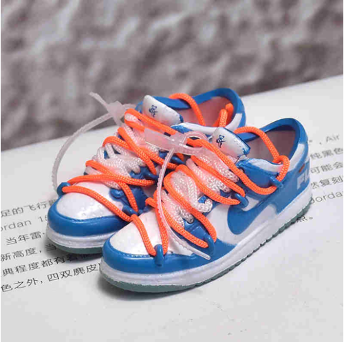 신발 미니어쳐 Nike SB DUNK Off-White ow blue MT-0458