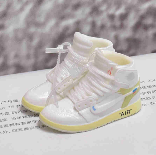 신발 미니어쳐 Nike Air Jordan 1 AJ1 Off-white European white (white) MT-0039