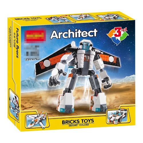 레고 신제품 미래 로봇 항공기 3 in 1 크리에이터 31034 3115 중국 호환 창작 한정판
